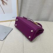 Colestore Hermes Kelly in Purple Togo Leather Gold Hardware (Custom-made to your requested size) - 3