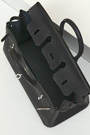Colestore Hermes Birkin 25 Silver Hardware Black Togo Leather 25x20x13cm - 5