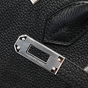 Colestore Hermes Birkin 25 Silver Hardware Black Togo Leather 25x20x13cm - 3