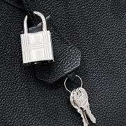 Colestore Hermes Birkin 25 Silver Hardware Black Togo Leather 25x20x13cm - 2