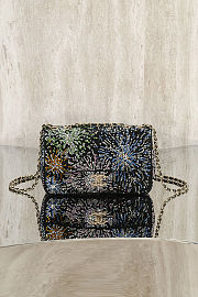 Colestore Chanel Evening Bag Strass & Gold-Tone Metal  Black & Multicolour  13 x 21 x 8cm - 1