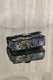 Colestore Chanel Evening Bag Strass & Gold-Tone Metal  Black & Multicolour  13 x 21 x 8cm - 5