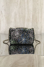 Colestore Chanel Evening Bag Strass & Gold-Tone Metal  Black & Multicolour  13 x 21 x 8cm - 4