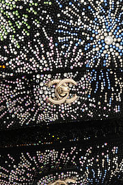 Colestore Chanel Evening Bag Strass & Gold-Tone Metal  Black & Multicolour  13 x 21 x 8cm - 2