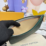 Colestore Louis Vuitton Key Pouch M Monogram Canvas Green 24x1x15.5cm - 5