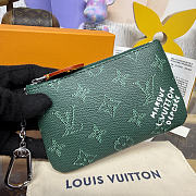 Colestore Louis Vuitton Key Pouch S Monogram Canvas Green 15x1x9cm - 3