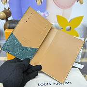 Colestore Louis Vuitton Pocket Wallet Organizer Monogram Green 10x2.5x14cm - 6