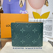 Colestore Louis Vuitton Slender Wallet Monogram Green 11x2x8.5cm - 5