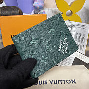 Colestore Louis Vuitton Slender Wallet Monogram Green 11x2x8.5cm - 3