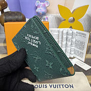 Colestore Louis Vuitton Slender Wallet Monogram Green 11x2x8.5cm - 4