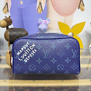 	 Colestore Louis Vuitton Mini Dopp Kit G71 Blue 20x12x13cm - 1