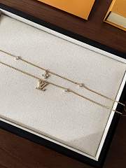 Colestore Louis Vuitton Lady LV Necklace Gold  - 4