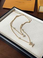 Colestore Louis Vuitton Lady LV Necklace Gold  - 2