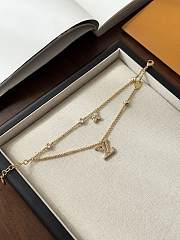Colestore Louis Vuitton Lady LV Necklace Gold  - 3