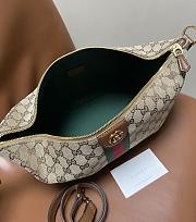 Colestore Gucci Vanity Medium Top Handle Bag in Beige and Brown 27.5x13x14.5cm - 3