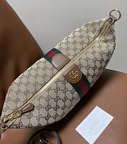 Colestore Gucci Vanity Medium Top Handle Bag in Beige and Brown 27.5x13x14.5cm - 2