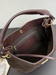 Colestore Chanel Hobo Bag Suede Calfskin, Lambskin & Gold-Tone Metal Dark Brown 32x20x9cm - 2