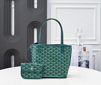 	 Colestore Goyard Anjou Mini Bag Green 19.5x9x19.5cm