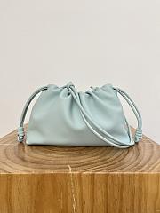 Colestore Loewe Medium Flamenco Purse in Mellow Nappa Lambskin Blue 30x20x10.5cm - 6