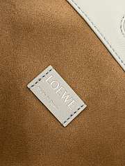 Colestore Loewe Medium Flamenco Purse in Mellow Nappa Lambskin Blue 30x20x10.5cm - 4