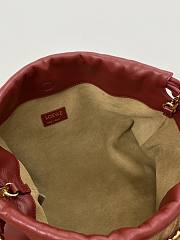 	 Colestore Loewe Medium Flamenco Purse in Mellow Nappa Lambskin Red 30x20x10.5cm - 3