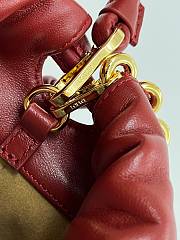 	 Colestore Loewe Medium Flamenco Purse in Mellow Nappa Lambskin Red 30x20x10.5cm - 4