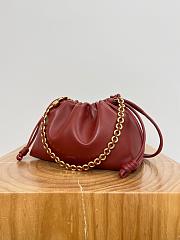 	 Colestore Loewe Medium Flamenco Purse in Mellow Nappa Lambskin Red 30x20x10.5cm - 2