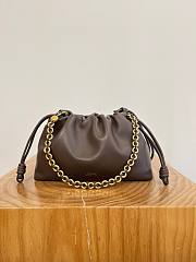 	 Colestore Loewe Medium Flamenco Purse in Mellow Nappa Lambskin Brown 30x20x10.5cm - 1