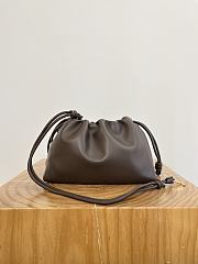 	 Colestore Loewe Medium Flamenco Purse in Mellow Nappa Lambskin Brown 30x20x10.5cm - 3