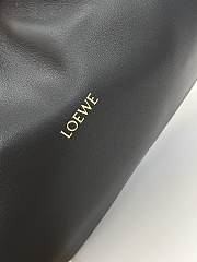 	 Colestore Loewe Medium Flamenco Purse in Mellow Nappa Lambskin Black 30x20x10.5cm - 6