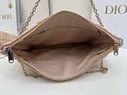 Colestore Dior Cannage Quilted Tote in Soft Pink Leather 38x28.5cm - 4