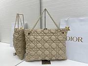 Colestore Dior Cannage Quilted Tote in Beige Leather 38x28.5cm - 6