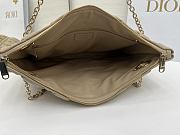 Colestore Dior Cannage Quilted Tote in Beige Leather 38x28.5cm - 5