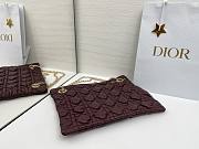 Colestore Dior Cannage Quilted Tote in Burgundy Leather 38x28.5cm - 5