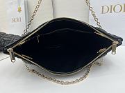 Colestore Dior Cannage Quilted Tote in Black Leather 38x28.5cm - 6