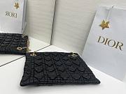 Colestore Dior Cannage Quilted Tote in Black Leather 38x28.5cm - 5