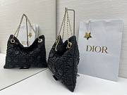 Colestore Dior Cannage Quilted Tote in Black Leather 38x28.5cm - 4
