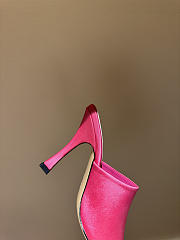 Colestore Gucci Women's Slide Sandal Fuchsia Satin - 3