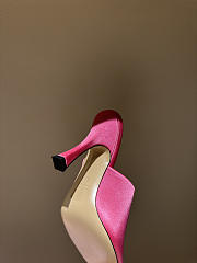 Colestore Gucci Women's Slide Sandal Fuchsia Satin - 2