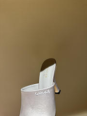 Colestore Gucci Women's Slide Sandal Light Blue Satin - 3