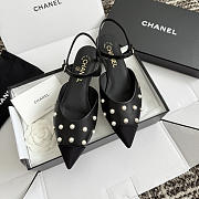 Colestore Chanel Mary Janes Lambskin & Imitation Pearls Black - 6