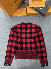 Colestore Louis Vuitton Graphic Check Knit Cardigan - 6