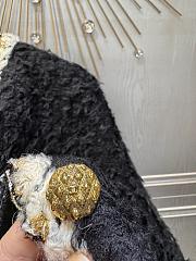 Colestore Chanel Cape Wool Tweed  Black & Ecru - 2