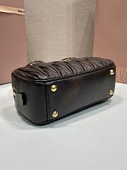 Colestore Miu Miu Arcadie Matelassé Nappa Leather bag Coffee 22x10.5x7.5cm - 4