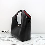 Colestore Gucci Giglio Large Tote Bag in Black Leather 60×47×16cm - 6