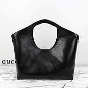 Colestore Gucci Giglio Large Tote Bag in Black Leather 60×47×16cm - 3