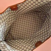 Colestore Gucci Giglio Large Tote Bag in Dark Brown Leather 60×47×16cm - 2