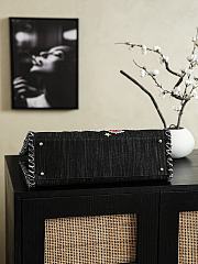 Colestore Chanel Denim Embroidered Night Flight Tote 30x40cm - 3