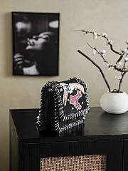 Colestore Chanel Black Denim 2.55 Night Flight Mademoiselle Flap bag 21x17x6cm - 6