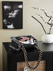 Colestore Chanel Black Denim 2.55 Night Flight Mademoiselle Flap bag 21x17x6cm - 3